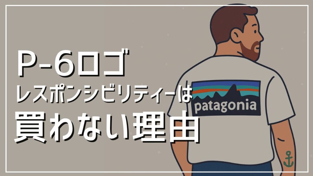 パタゴニアP-6ロゴレスポンシビリティTシャツを買わない理由とデメリットとは？