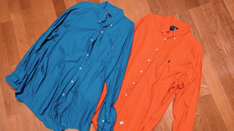 ラルフローレンボタンダウンシャツ古着